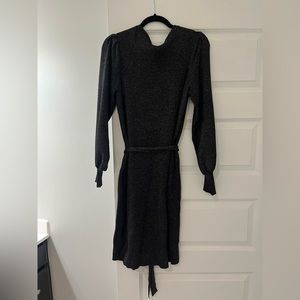 Calvin Klein winter dress, Black/sparkle - Size Medium